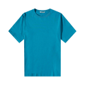 Auralee Luster Plaiting Tee "Teal Green"