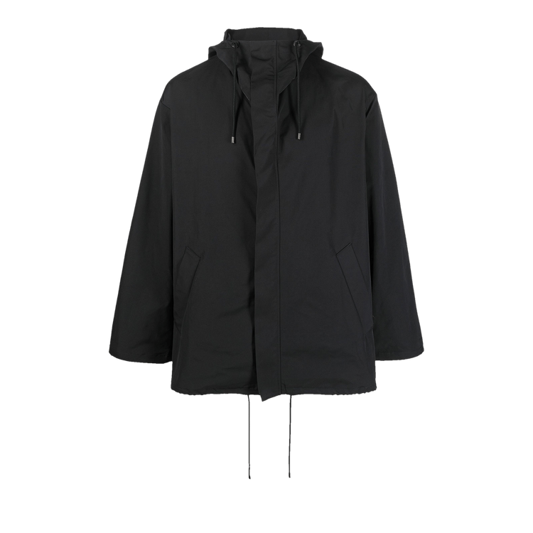 Auralee Water Resistant Hooded Jacket "Black"