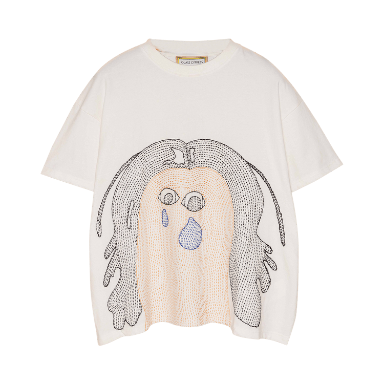 Glass Cypress Crying T-Shirt "White"
