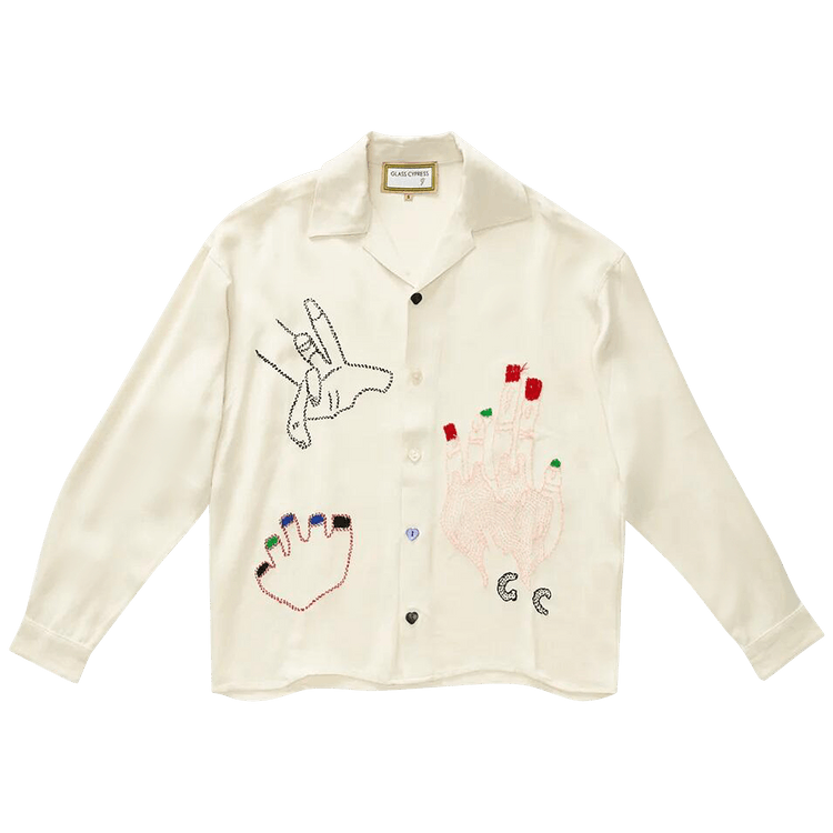 Glass Cypress Hands On Shirt "Ivory"