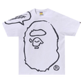 BAPE x Joshua Vides Ape Head Tee "White"