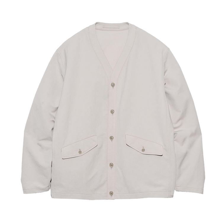 nanamica Alphadry Cardigan "Pale Grey"