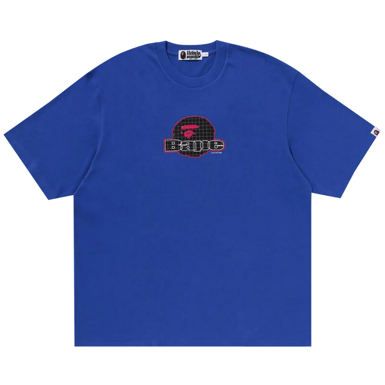 BAPE Ape Head Relaxed Fit Tee "Blue"