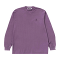 BAPE Ape Head One Point Garment Dyed Long-Sleeve Tee "Purple"