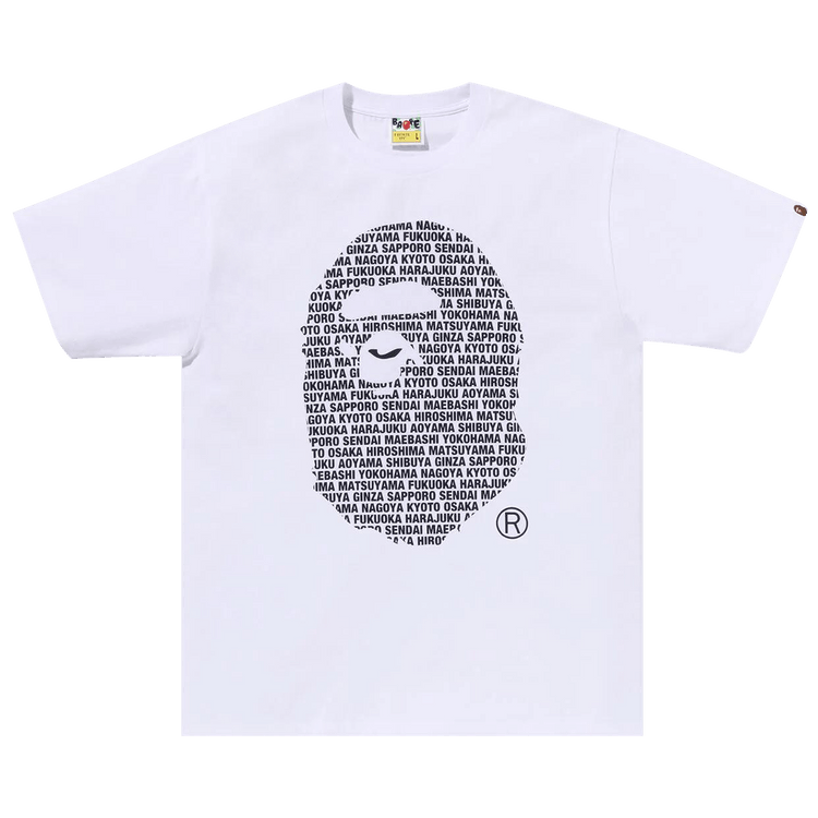 BAPE Japan Ape Head Tee "White"