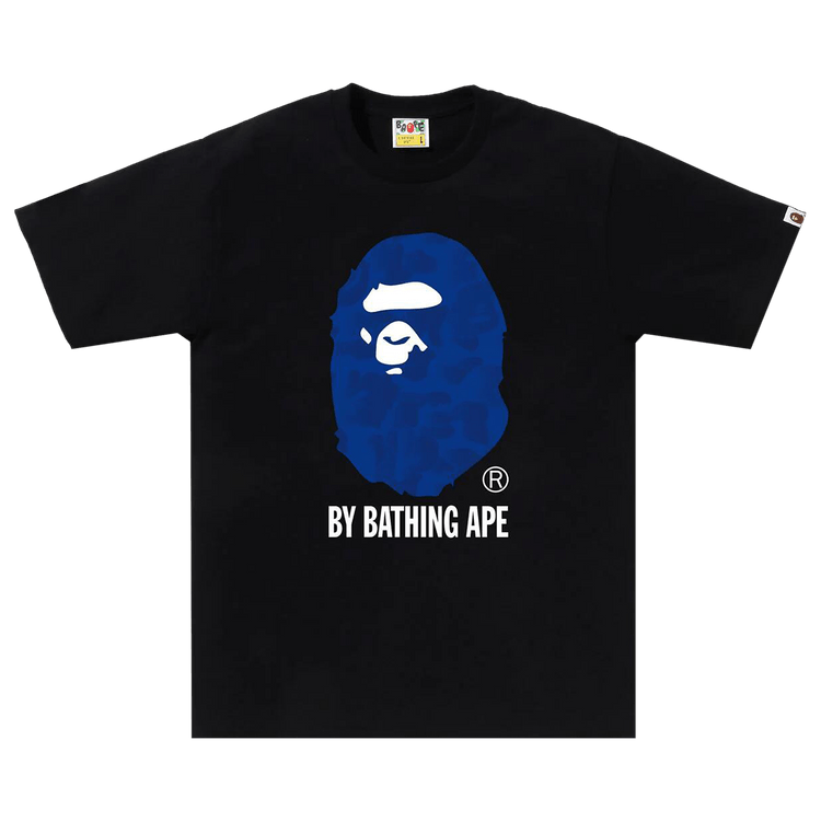 BAPE Ink Camo Ape Head Tee "Black"