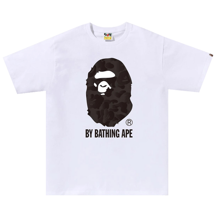 BAPE Ink Camo Ape Head Tee "White"