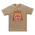 BAPE Embroidery Style Tiger Tee "Beige"
