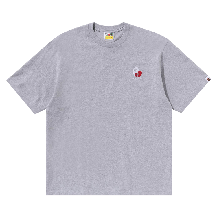 BAPE Ape Head 2 Point Relaxed Fit Tee "Grey"