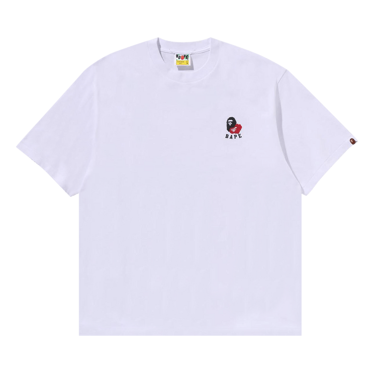 BAPE Ape Head 2 Point Relaxed Fit Tee "White"