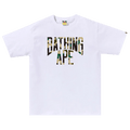 BAPE 1st Camo NYC Logo Tee "White/Yellow"