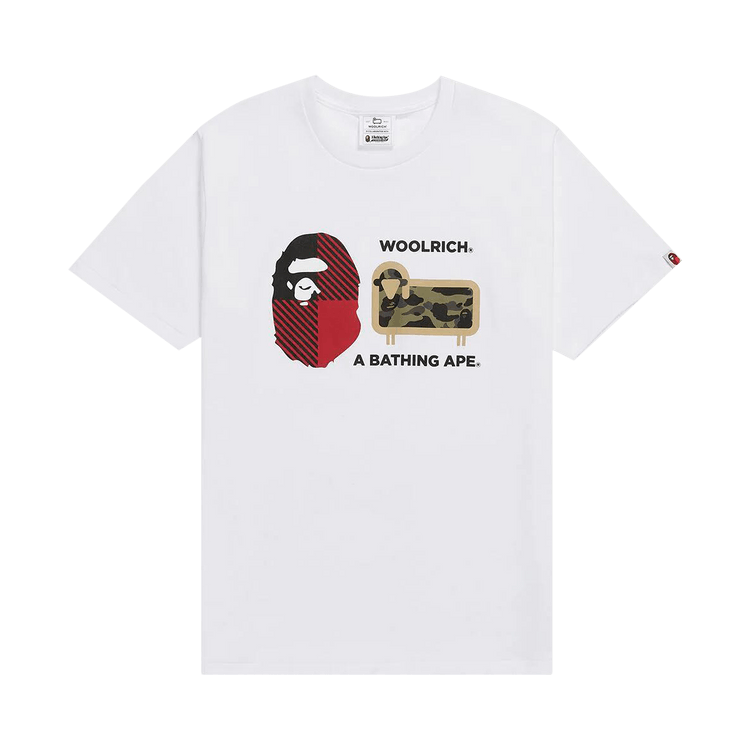 BAPE x Woolrich Tee "White"