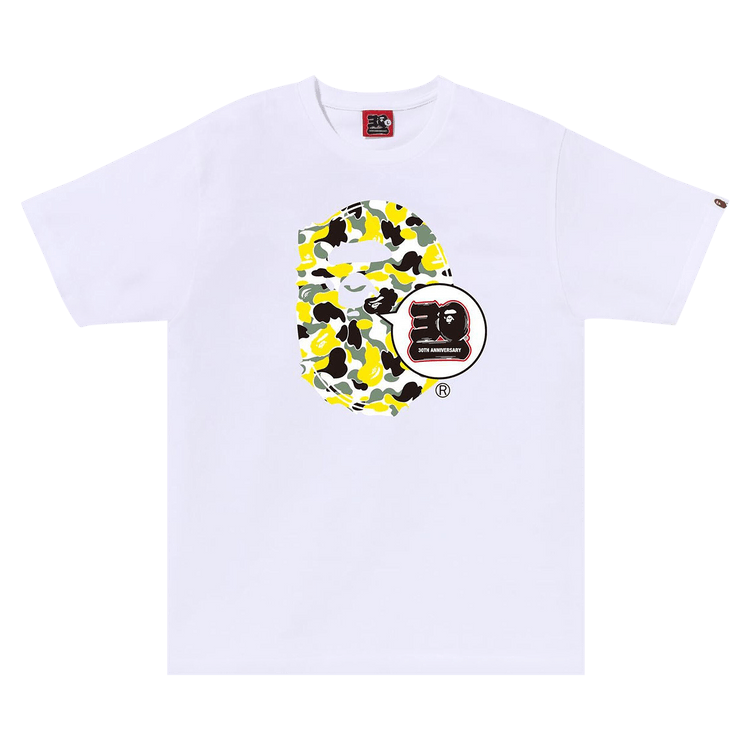 BAPE Store Osaka 30th Anniversary Ape Head Tee Set "White"