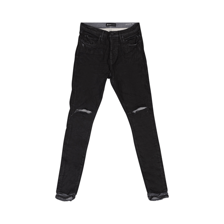 PURPLE BRAND Coated Jean "Grey"