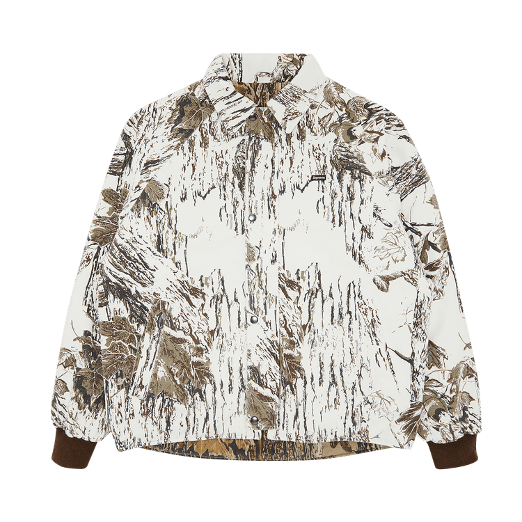 Supreme x RealTree Reversible Quilted Work Jacket "Snow Camo"