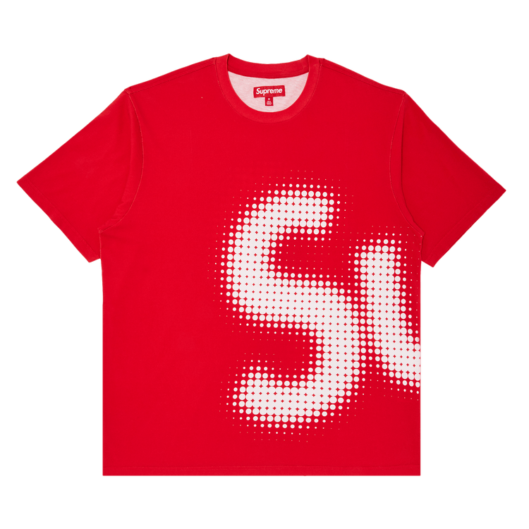 Supreme Halftone Short-Sleeve Top "Red"