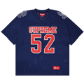 Supreme Spiderweb Football Jersey "Navy"