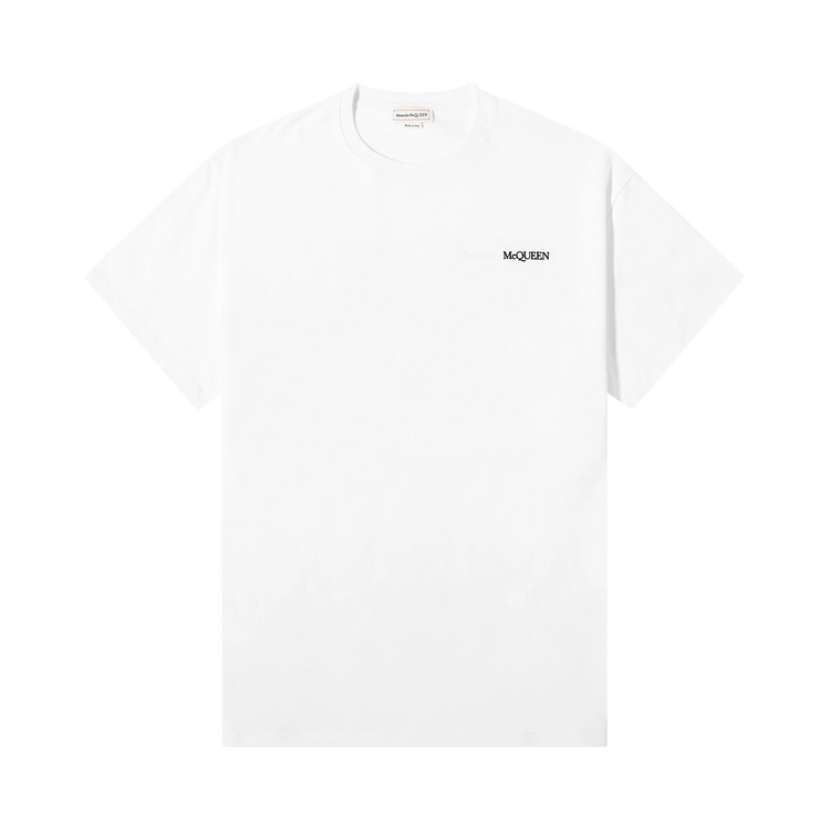 Alexander McQueen Logo T-Shirt "White/Black"
