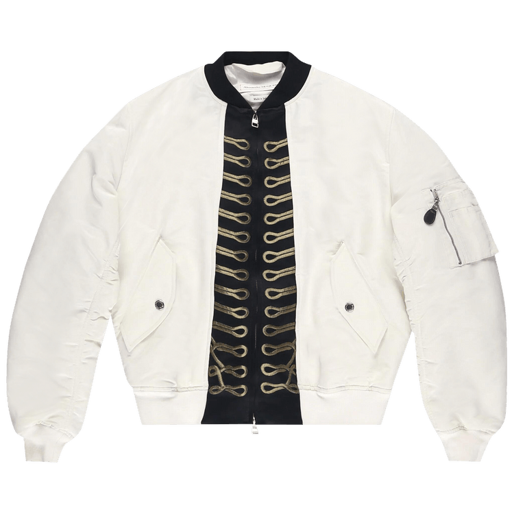 Alexander McQueen Tlrd Collar Bomber "Bone"