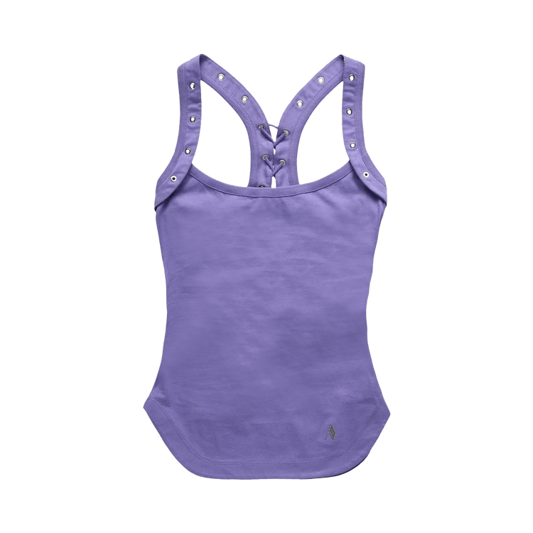 The Attico Eyelet Detail Top "Violet"