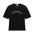 Courrèges Baseball Printed Mesh T-Shirt "Black"