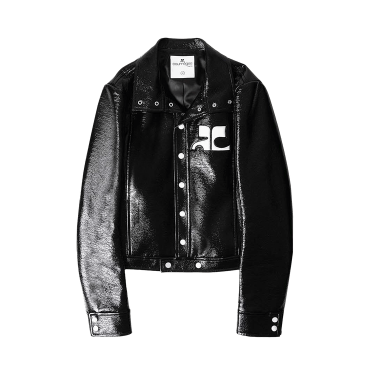 Courrèges Reedition Vinyl Jacket "Black"