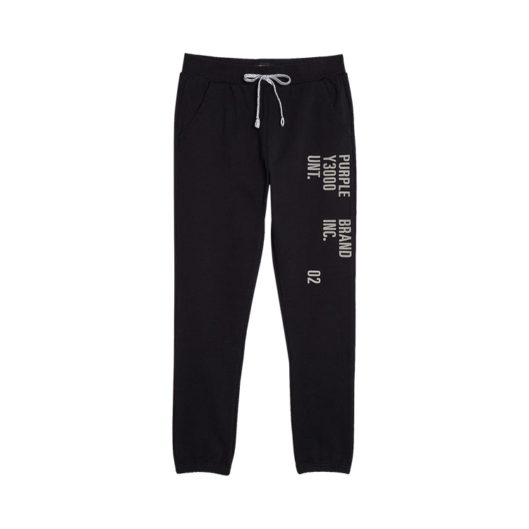 PURPLE BRAND History Jogger "Wash Black"