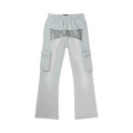 PURPLE BRAND Flared Cargo Sweatpants "Heather"