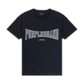 PURPLE BRAND Textured Inside Out Tee "Black"