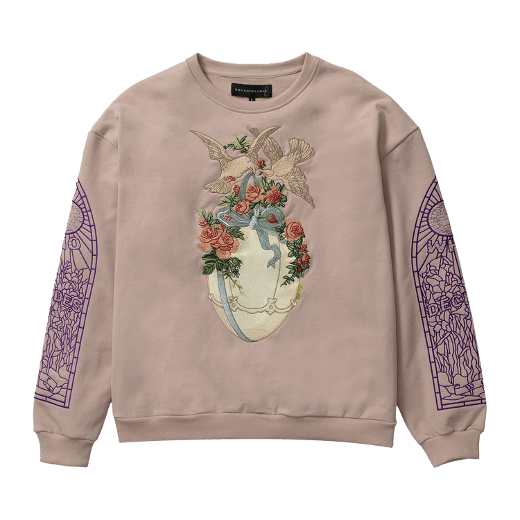 Who Decides War Gift Crewneck "Silver"