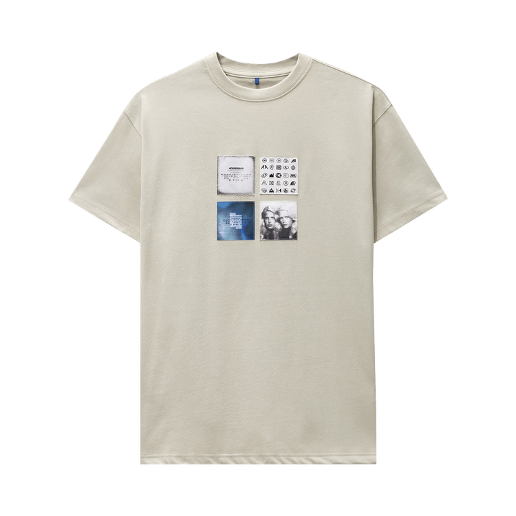 Ader Error Printed T-Shirt "Ivory"