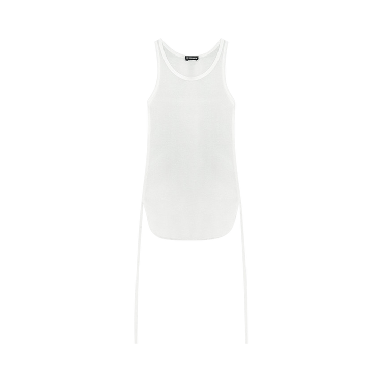 Ann Demeulemeester Mara Wrinkled Cropped Tank Top "Clay"