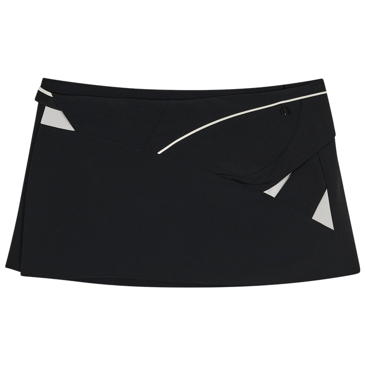 Hyein Seo Cinched Wrap Skirt "Black"
