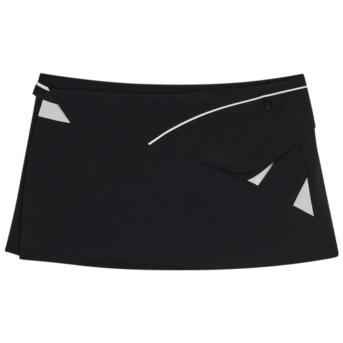 Hyein Seo Cinched Wrap Skirt "Black"