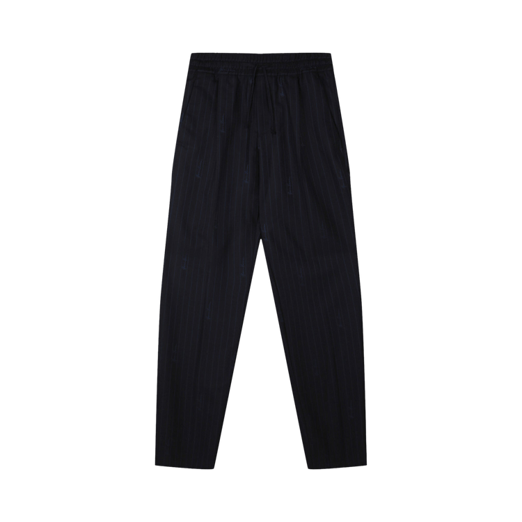 Versace Pinstripe Trousers "Blue"