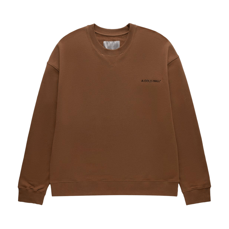 A-Cold-Wall* Essentials Small Logo Crewneck "Light Brown"