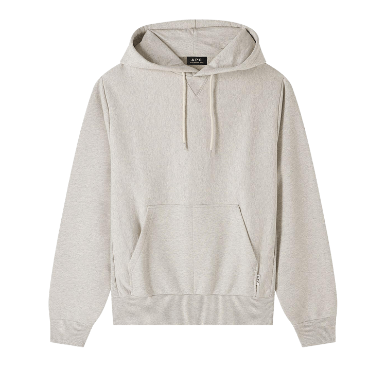 A.P.C. Bruce Hoodie "Heathered Ecru"