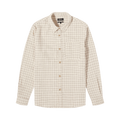 A.P.C. Trek Windowpane Check Shirt "Ecru"