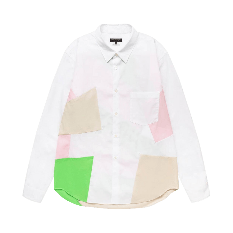 Comme des Garçons Homme Plus Long-Sleeve Shirt "White/Multicolor"