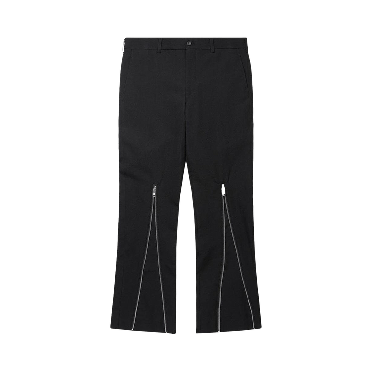 Comme des Garçons Homme Plus Zip Detail Slim Fit Pants "Black"