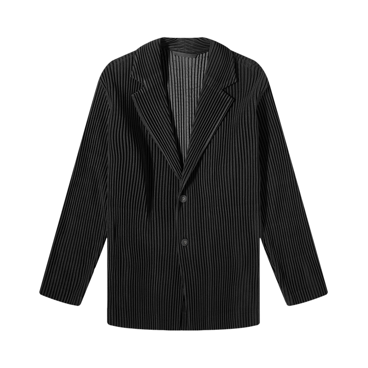 Homme Plissé Issey Miyake Single Breasted Tailored Blazer "Black"