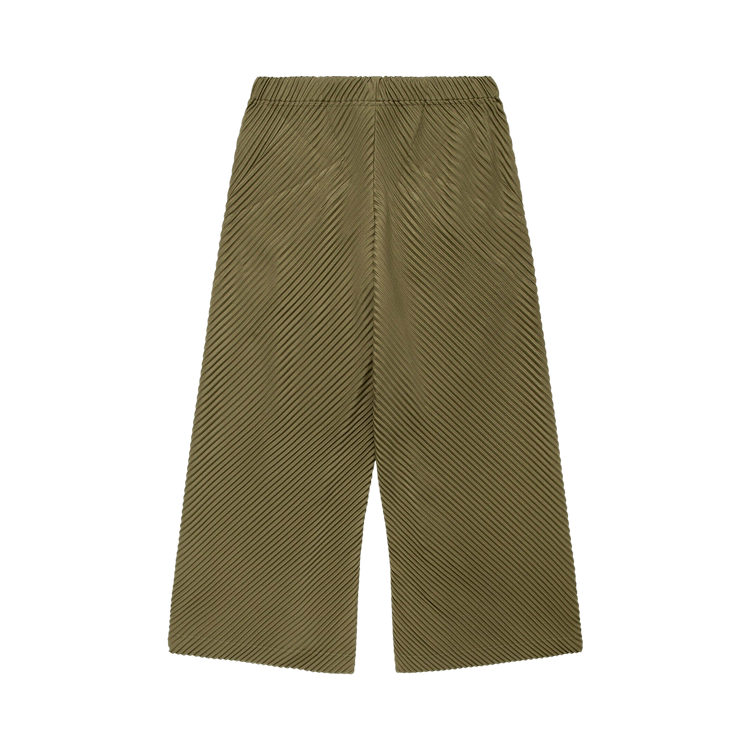 Homme Plissé Issey Miyake Pleated Trouser "Moss Khaki"
