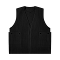 Homme Plissé Issey Miyake Pleated Gilet "Black"