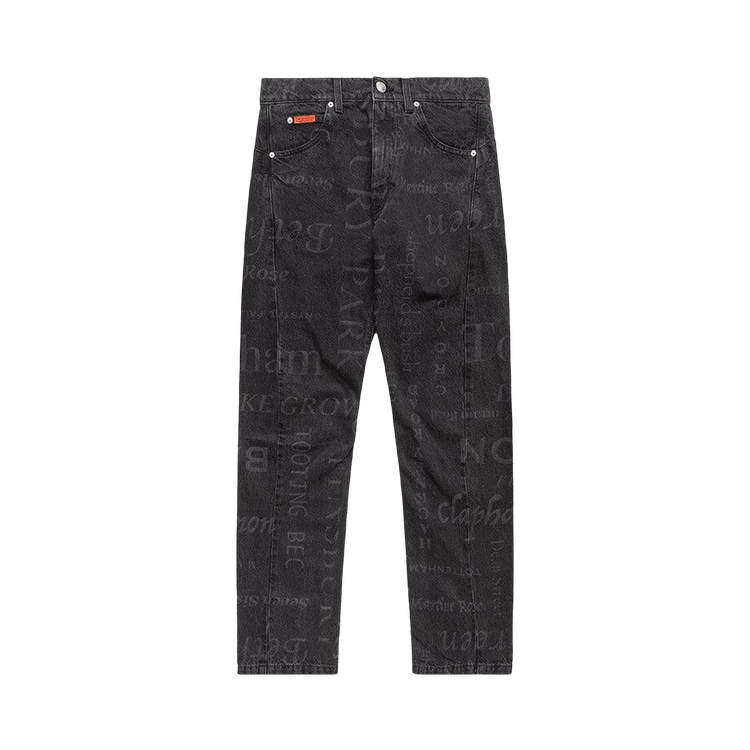 Martine Rose Twist Seam Jean "Black"