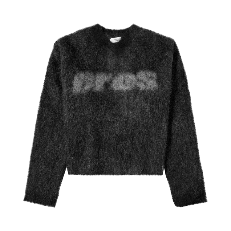Martine Rose Jacquard Mohair Jumper "Black/Charcoal"