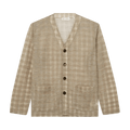 Our Legacy Cardigan "Grey Disintegration Check"