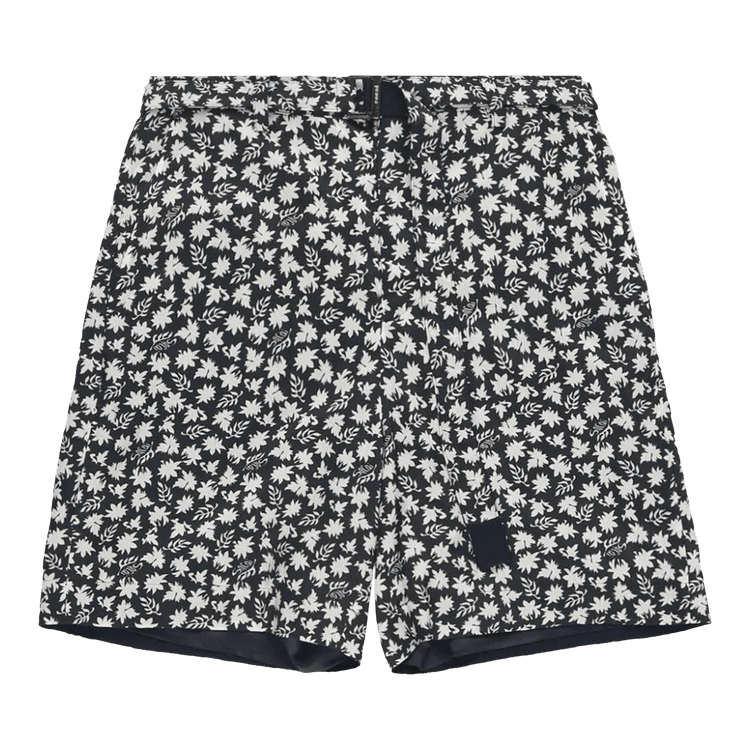 Sacai Floral Print Shorts "Black"