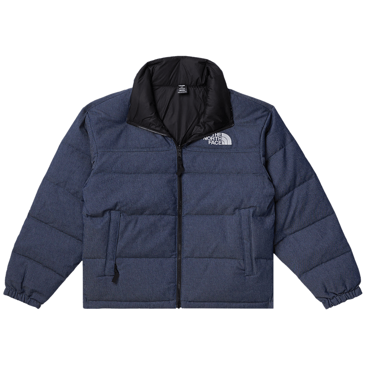The North Face 92 Reversible Nuptse Jacket "Denim Blue/TNF Black"