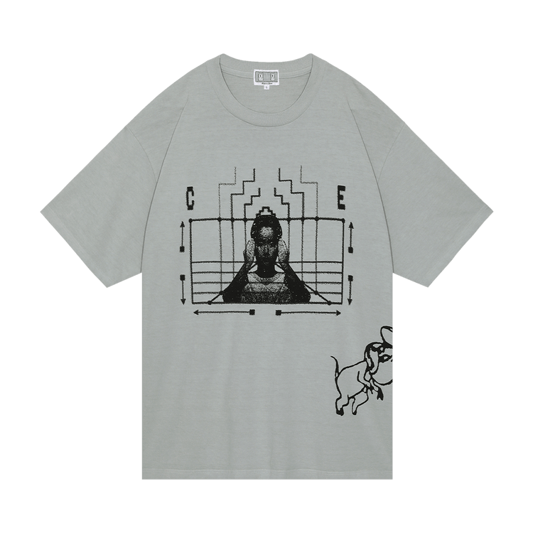 Cav Empt Overdye Cause And Effect T-Shirt "Grey"