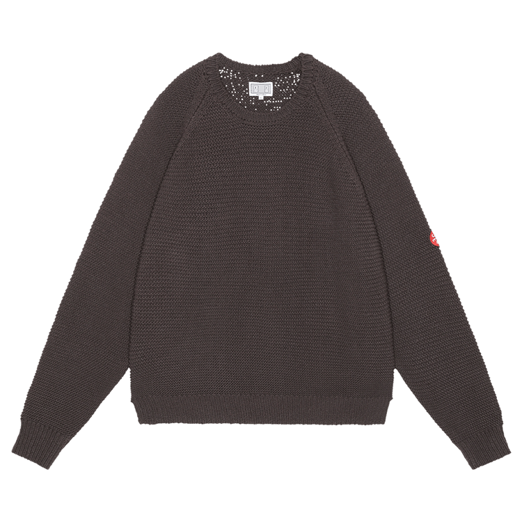 Cav Empt Raglan Sleeve Knit Sweater "Grey"